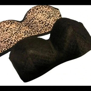 Pink and Bebe Bandeau Bras. Buy Both for 25.